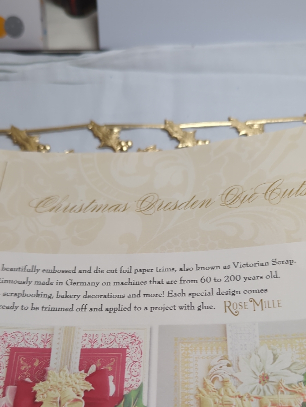 Anna Griffin Christmas Dresden Die Cuts - Picture 2 of 7